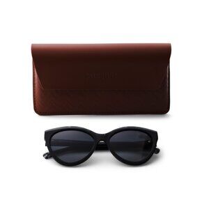 MISSONI Grey/black 57mm Round Sunglasses